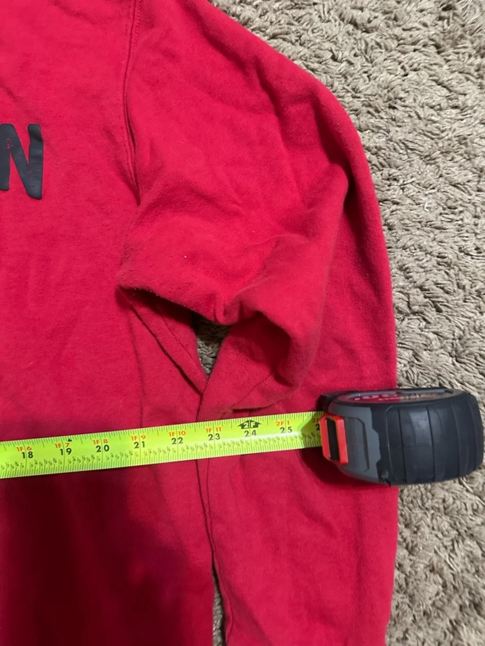 Vintage True Religion Red “triple red” 00s size xl